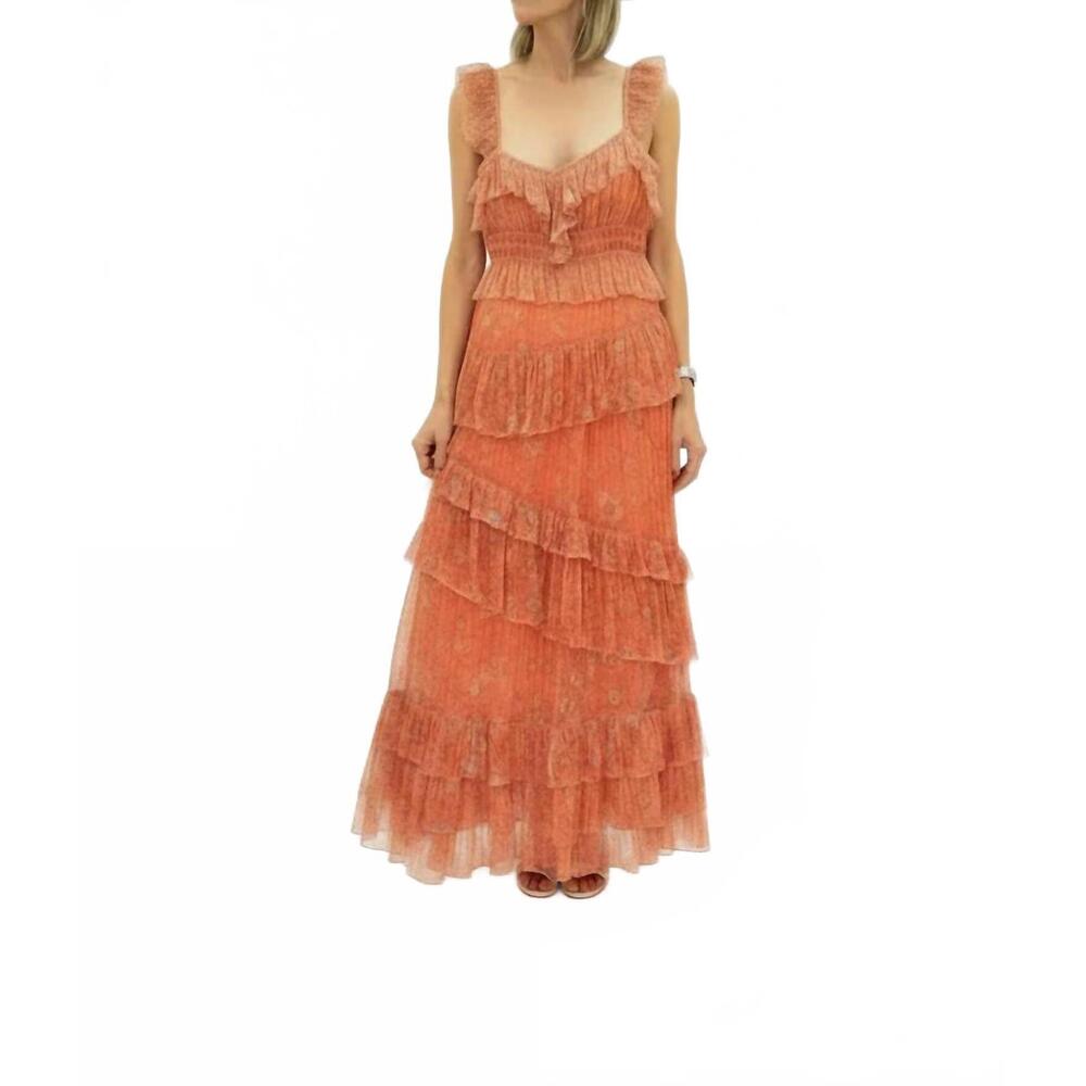 NEW STRAWBERRY PARIS corinne maxi dress in sunset